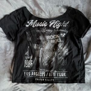 Black Graphic T-Shirt